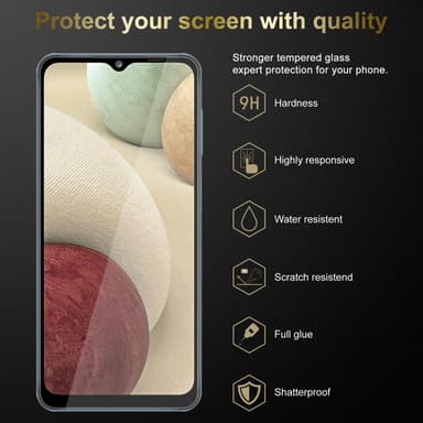 Samsung Galaxy A12 / M12 Skyddsglas Skyddsfilm