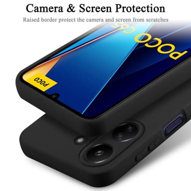 Xiaomi Poco C65 Skal Fodral Case (Svart)