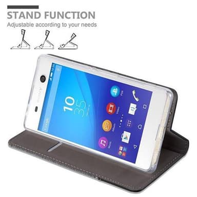 Sony Xperia M5 Plånboksfodral Skal (Grå)