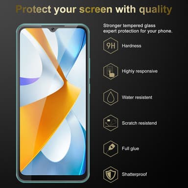 Xiaomi RedMi 10C / POCO C40 Skyddsglas Skyddsfilm