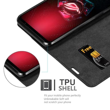Asus ROG Phone 5 Skal Fodral Case (Svart)