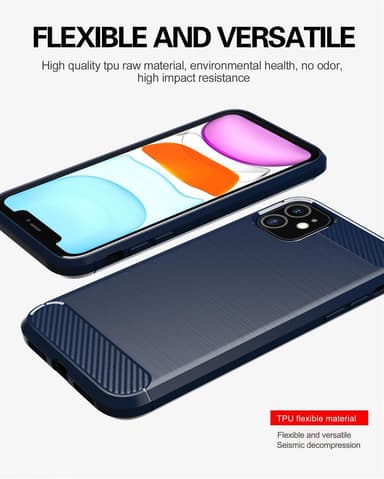 iPhone 11 Skal Fodral Case (Blå)