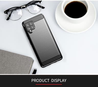 Samsung Galaxy A42 4G Skal Fodral Case (Svart)