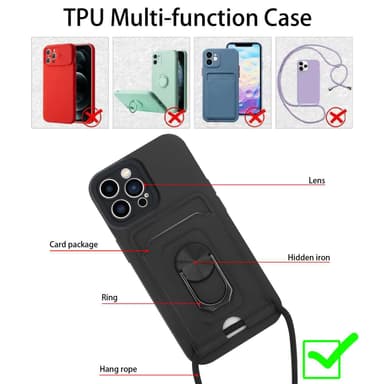 iPhone 11 PRO Skal Fodral (Svart)