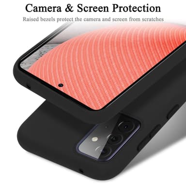 Samsung Galaxy A72 4G / 5G Skal Fodral Case (Svart)