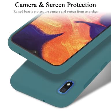 Samsung Galaxy A10 / M10 Skal Fodral Case (Grön)