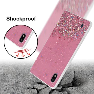 Samsung Galaxy A10 / M10 Skal Fodral Case (Rose)