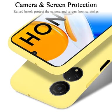 Honor X7 Skal Fodral Case (Gul)
