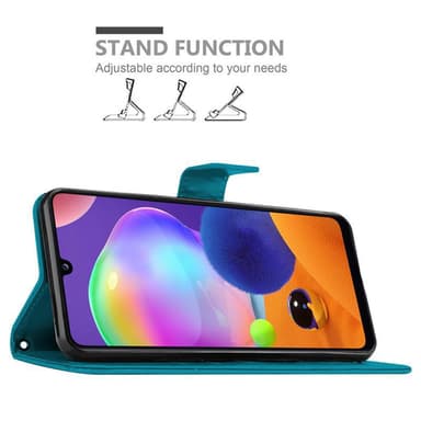 Samsung Galaxy A31 Plånboksfodral Skal (Blå)