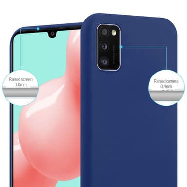 Skal Samsung Galaxy A41 Fodral Case (Blå)