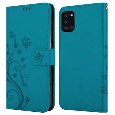 Samsung Galaxy A31 Plånboksfodral Skal (Blå)