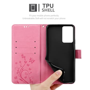OnePlus Nord CE 2 5G Plånboksfodral Skal (Rosa)
