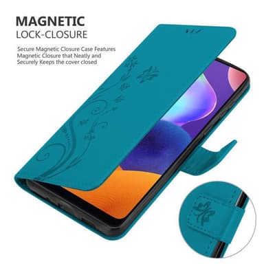 Samsung Galaxy A31 Plånboksfodral Skal (Blå)