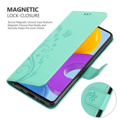 Samsung Galaxy M52 5G Plånboksfodral Skal (Turkos)