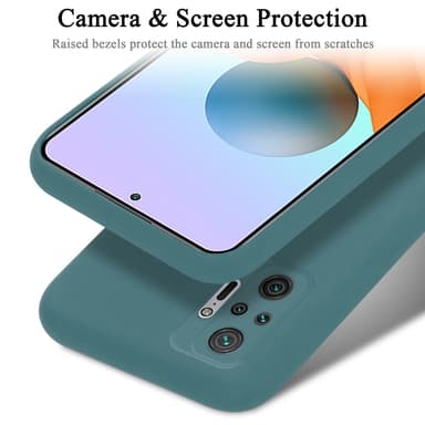 Xiaomi RedMi NOTE 10 PRO Skal Fodral Case (Grön)