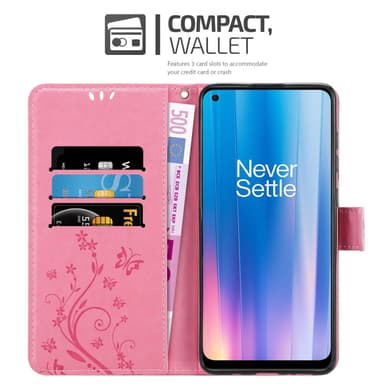 OnePlus Nord CE 2 5G Plånboksfodral Skal (Rosa)