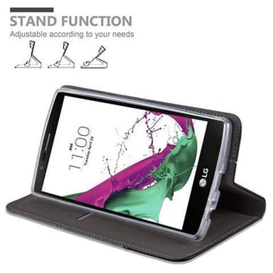 LG G4 / G4 PLUS Plånboksfodral Skal (Grå)