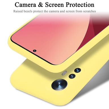 Xiaomi 12 / 12X Skal Fodral Case (Gul)