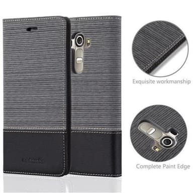 LG G4 / G4 PLUS Plånboksfodral Skal (Grå)