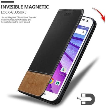 Motorola MOTO G3 Skal Fodral Case (Svart)