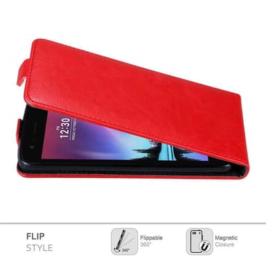 LG K4 2017 Flipfodral Skal (Röd)
