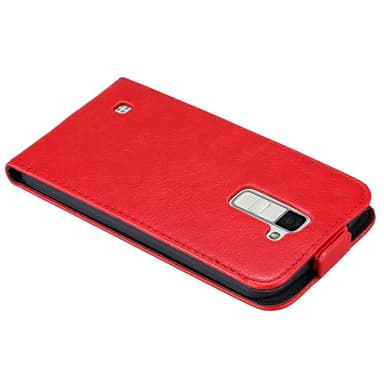 LG K10 2016 Flipfodral Skal (Röd)