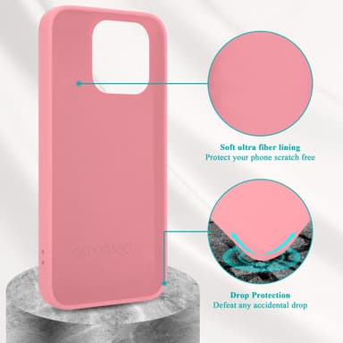iPhone 14 PRO Skal Fodral Case (Rosa)