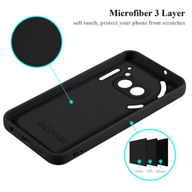 Nothing Phone 2a Skal Fodral Case (Svart)