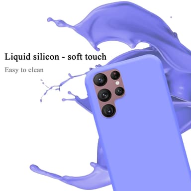 Samsung Galaxy S22 ULTRA Skal Fodral Case (Lila)