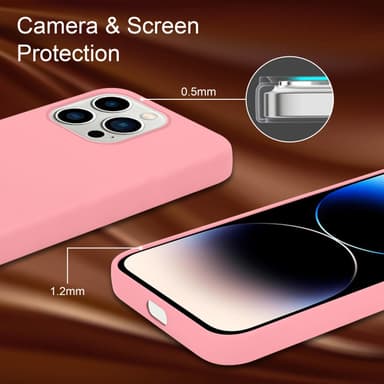 iPhone 14 PRO Skal Fodral Case (Rosa)