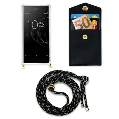 Sony Xperia XA1 Skal Fodral Kedja (Brun)