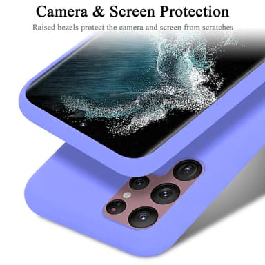 Samsung Galaxy S22 ULTRA Skal Fodral Case (Lila)