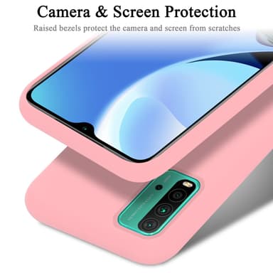 Xiaomi RedMi 9T / POCO M3 Skal Fodral Case (Rosa)