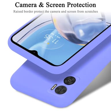 Motorola MOTO E22 / E22i Skal Fodral Case (Lila)