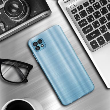 Samsung Galaxy A22 5G Skal Fodral Case (Turkos)