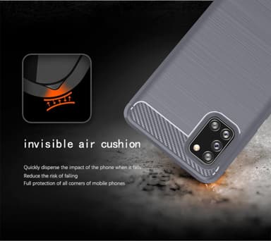 Samsung Galaxy A31 Skal Fodral Case (Grå)