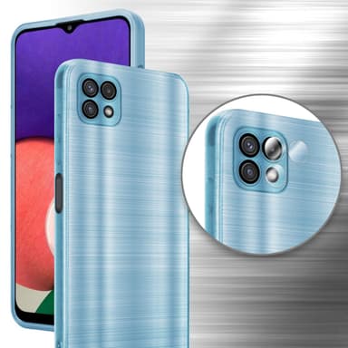 Samsung Galaxy A22 5G Skal Fodral Case (Turkos)