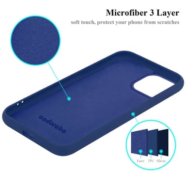 iPhone 15 Skal Fodral Case (Blå)