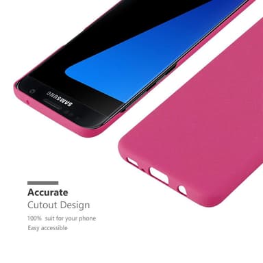 Samsung Galaxy S7 EDGE Skal Fodral Case (Rosa)