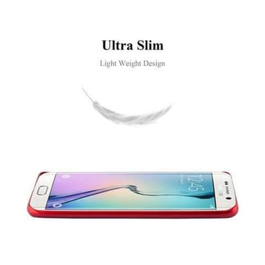 Skal Samsung Galaxy S6 EDGE Fodral Case (Röd)
