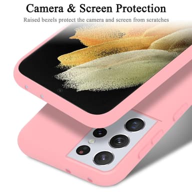 Samsung Galaxy S21 ULTRA Skal Fodral Case (Rosa)