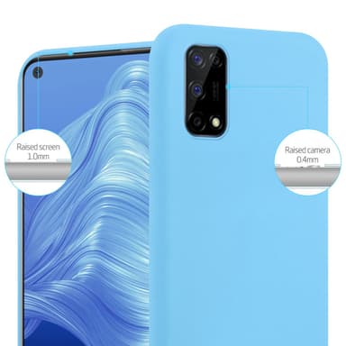 Skal Realme 7 5G Fodral Case (Blå)