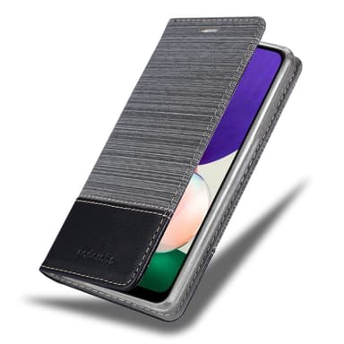 Samsung Galaxy A22 5G Plånboksfodral Skal (Grå)