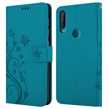 Alcatel 1S 2020 Plånboksfodral Skal (Blå)