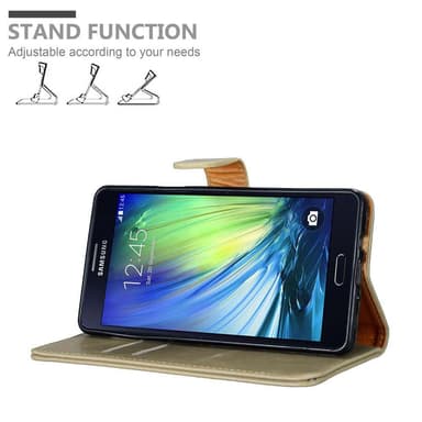 Samsung Galaxy A7 2015 Plånboksfodral Skal (Brun)