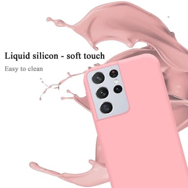 Samsung Galaxy S21 ULTRA Skal Fodral Case (Rosa)