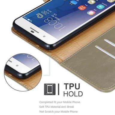 Honor 6 PLUS Plånboksfodral Skal (Brun)