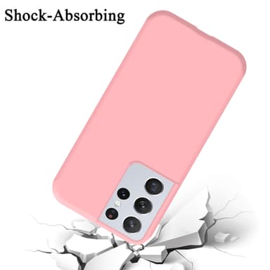 Samsung Galaxy S21 ULTRA Skal Fodral Case (Rosa)