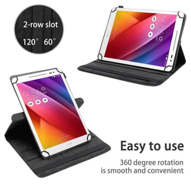 Asus ZenPad 8.0 (8.0 tum) Skal Fodral Case (Svart)