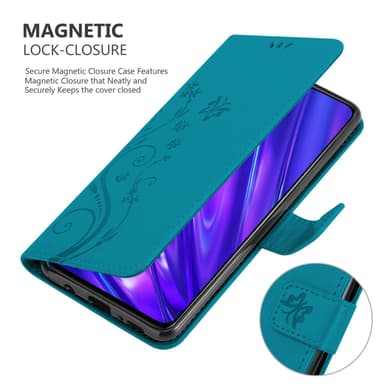 Realme 5 / 5i / 6i / C3 Plånboksfodral Skal (Blå)